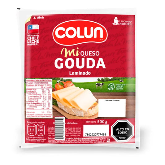 Queso Gouda Colun 500gr