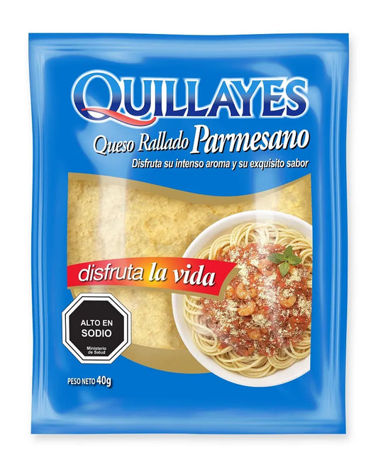 Queso rallado parmesano Quillayes 40g