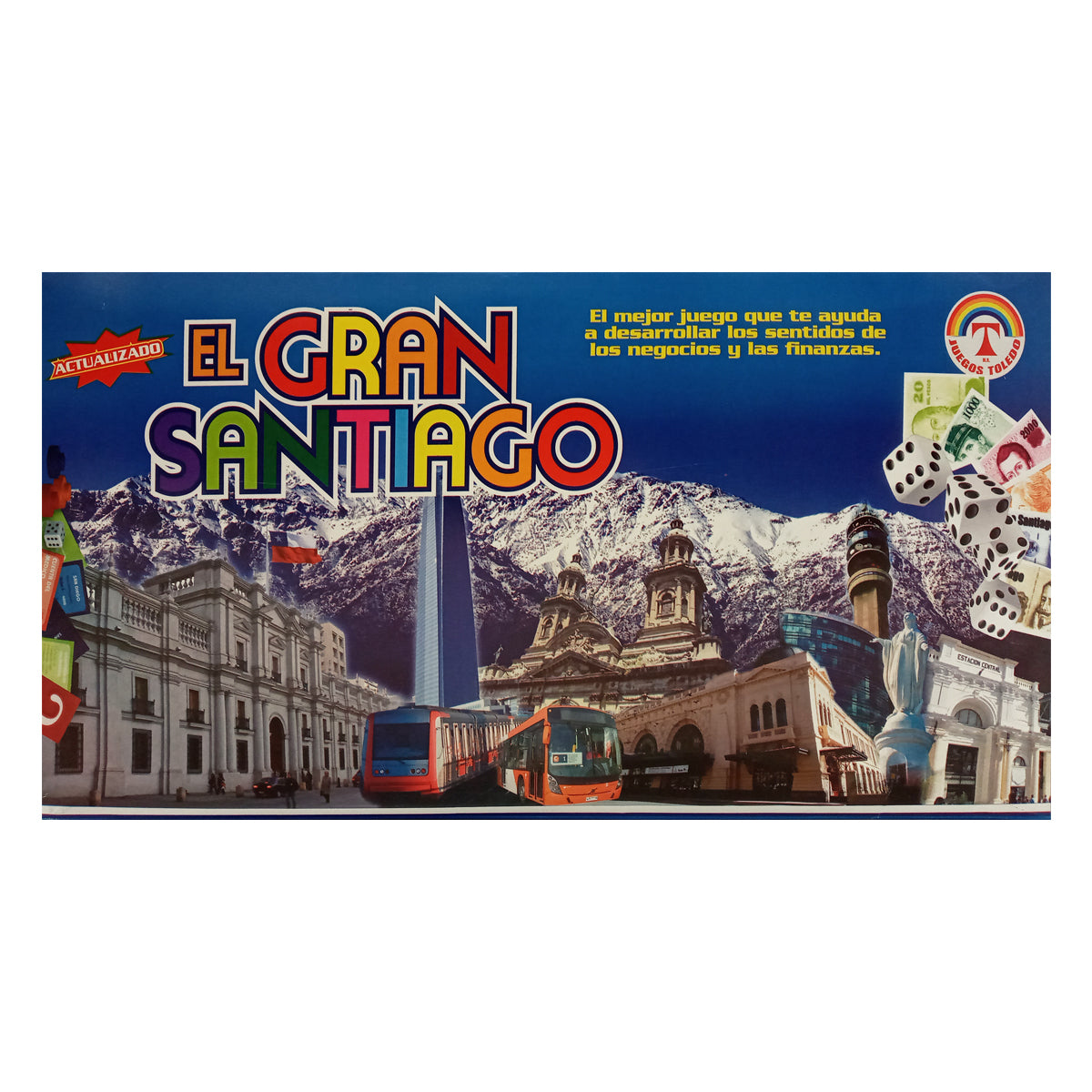 El Gran Santiago – Juego de Mesa Clásico Chileno