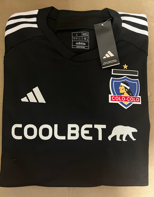 Camiseta colo colo 2024 diseño en Negro