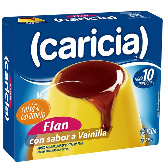 Flan vainilla caricia