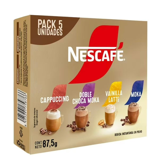 Cafe sabores mixtos pack 5 unidades