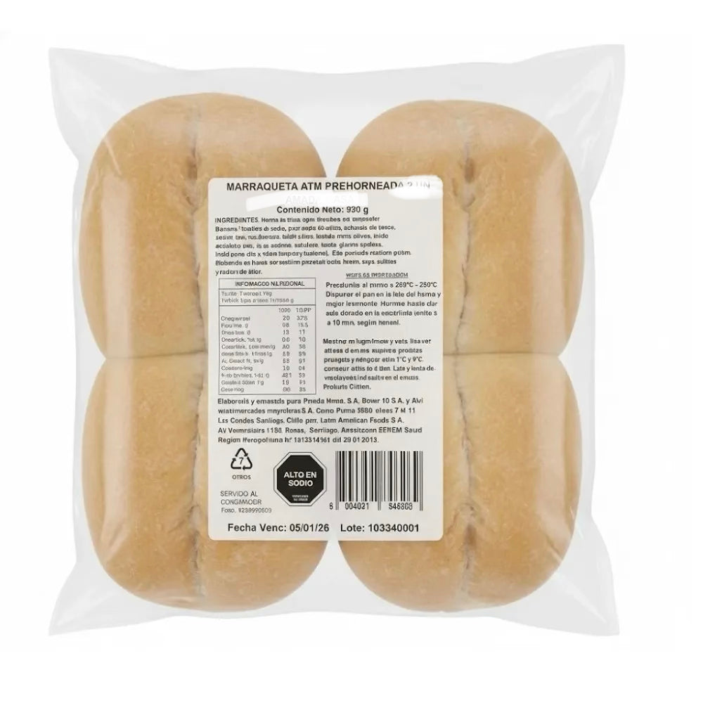 Pan Precocido Chileno en USA | Hallullas, Marraquetas, Dobladitas y más