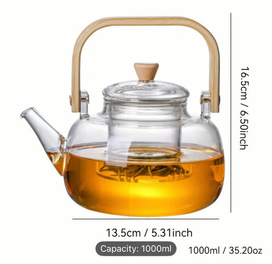 Tetera para remojar té- 1 litro