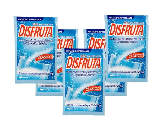 Antiacido Disfruta, sal efervescente sabor clasico - Chilena Cossas