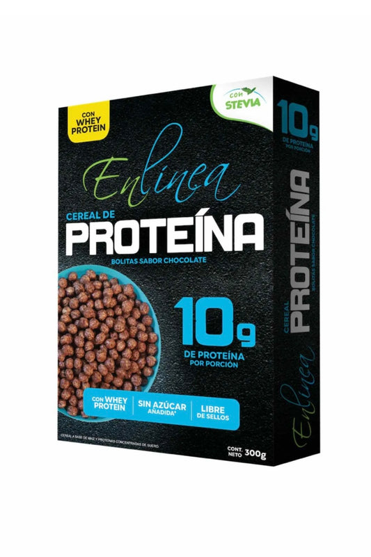 Cereal de proteína sabor chocolate, en línea 300g
