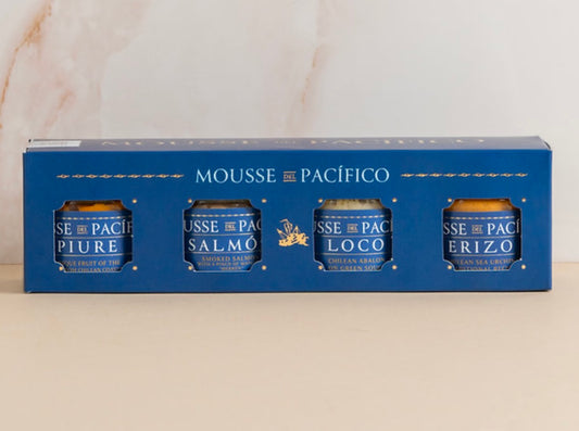Pack de 4 mousse 45gr cada uno, productos del mar