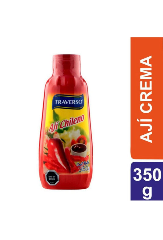 Ají Chileno Crema Traverso 350 g
