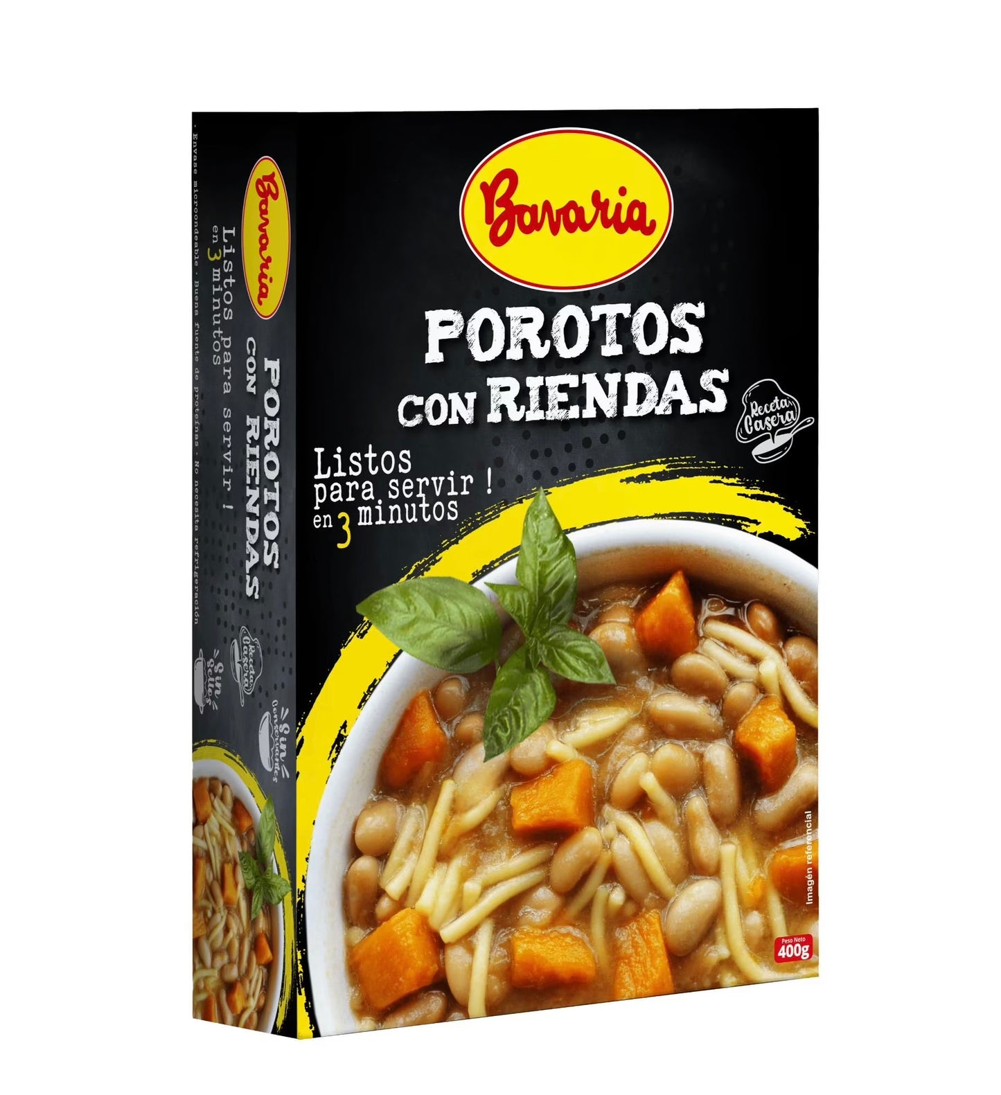 Porotos con rienda 400g Bavaria - Plato listo