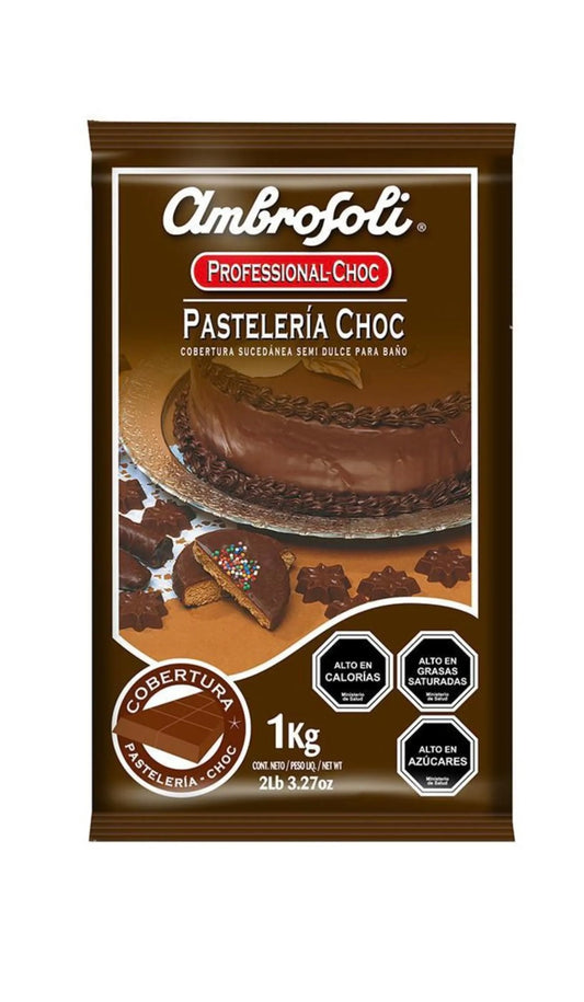 Cobertura de chocolate semi dulce Ambrosoli 1 kilo