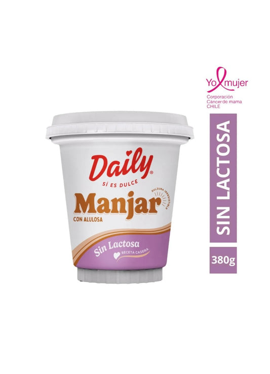 Manjar daily con alulosa, sin lactosa 380g