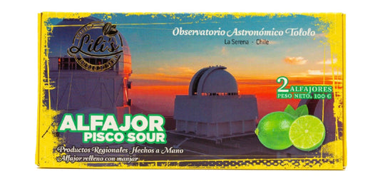 Alfajores pack 2 unidades Lili’s 100g - diseños de lugares de Chile