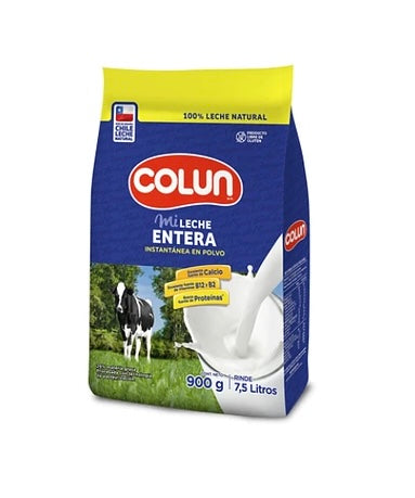 Leche entera colun 900gr en polvo