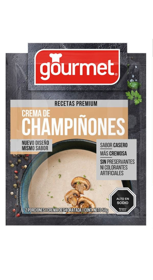 Crema de champiñones Gourmet 2 porciones