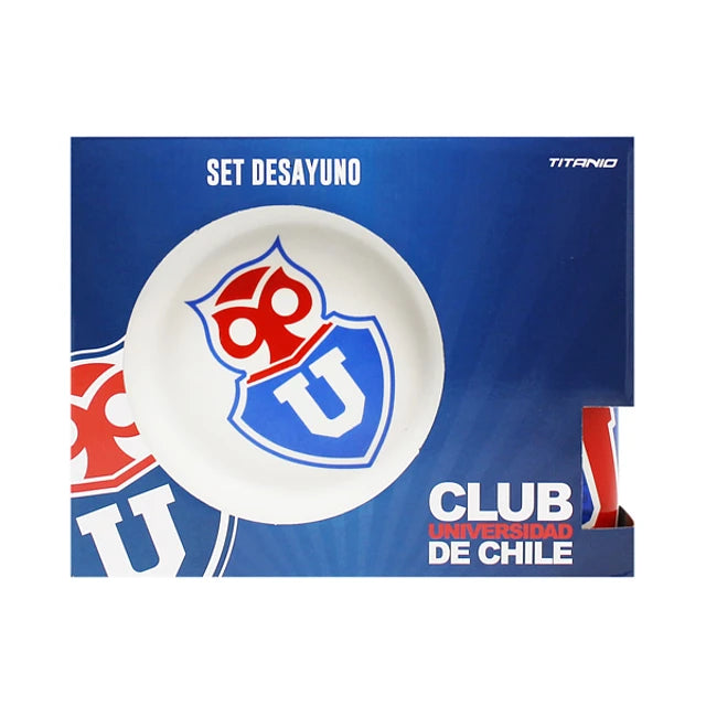 Set de desayuno Universidad de Chile