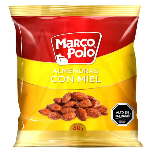 Almendras con miel Marco polo 80gr