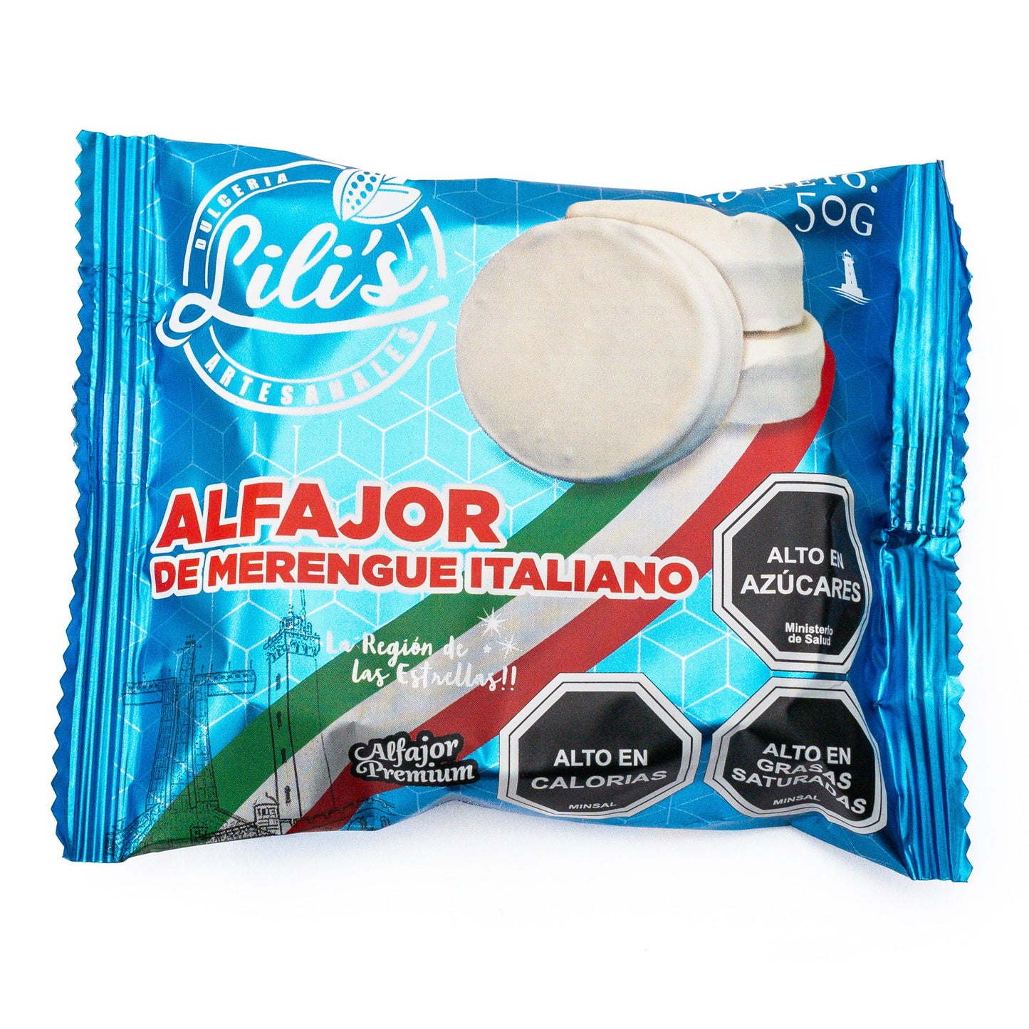 Alfajor de merengue italiano 50g