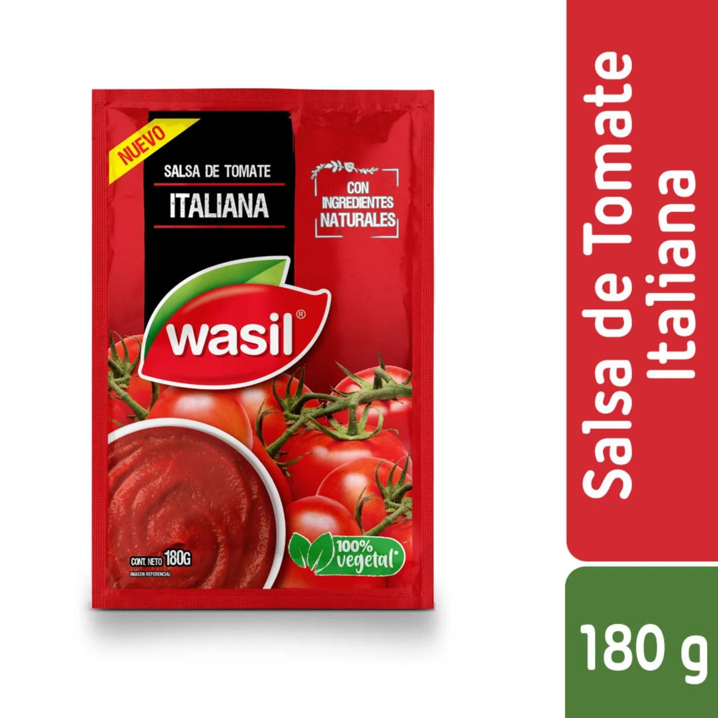 Salsa de tomate italiana Wasil 180g
