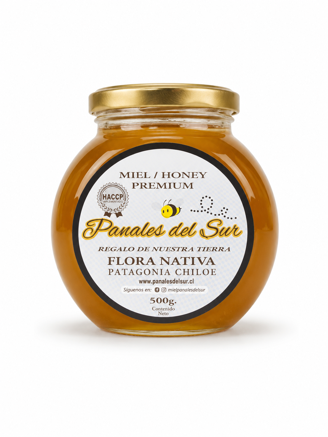 Miel Premium Panales del Sur de Flora Nativa Patagonia Chiloé – 500 g