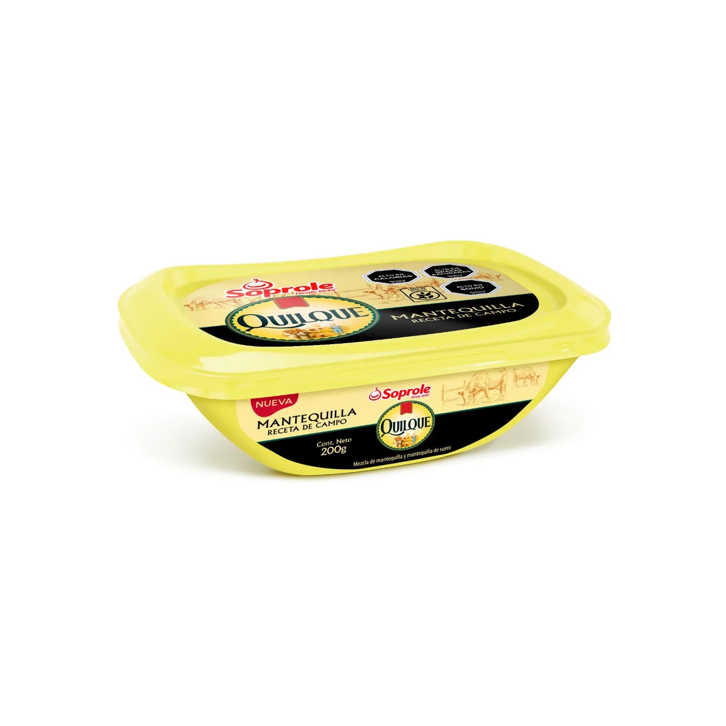 Mantequilla Soprole Quilque Receta de Campo 200 g – Mantequilla Chilena
