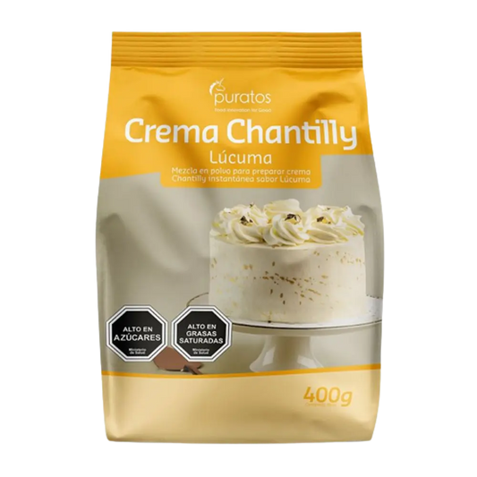 Crema Chantilly Lucuma marca Puratos 400gr