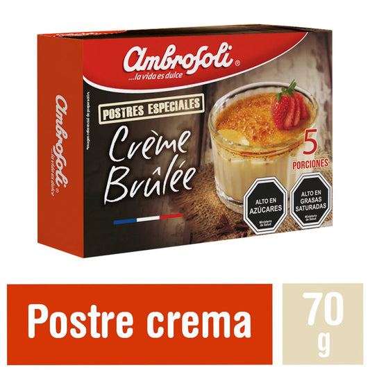 Creme brulee - postre ambrosoli 70g