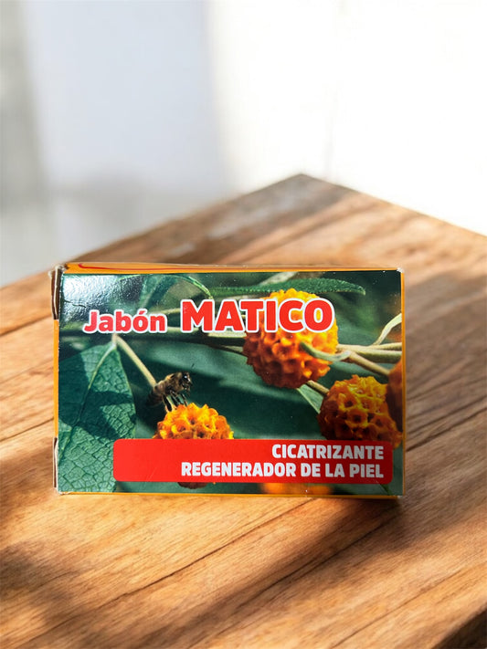 Jabón de matico, cicatrizante regenerador de la piel