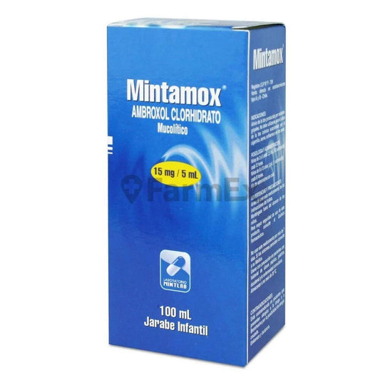 Ambroxol, (mintamox) para niños jarabe 100ml