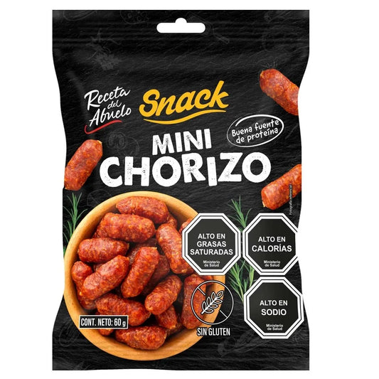 Mini chorizo snack 60g receta del abuelo