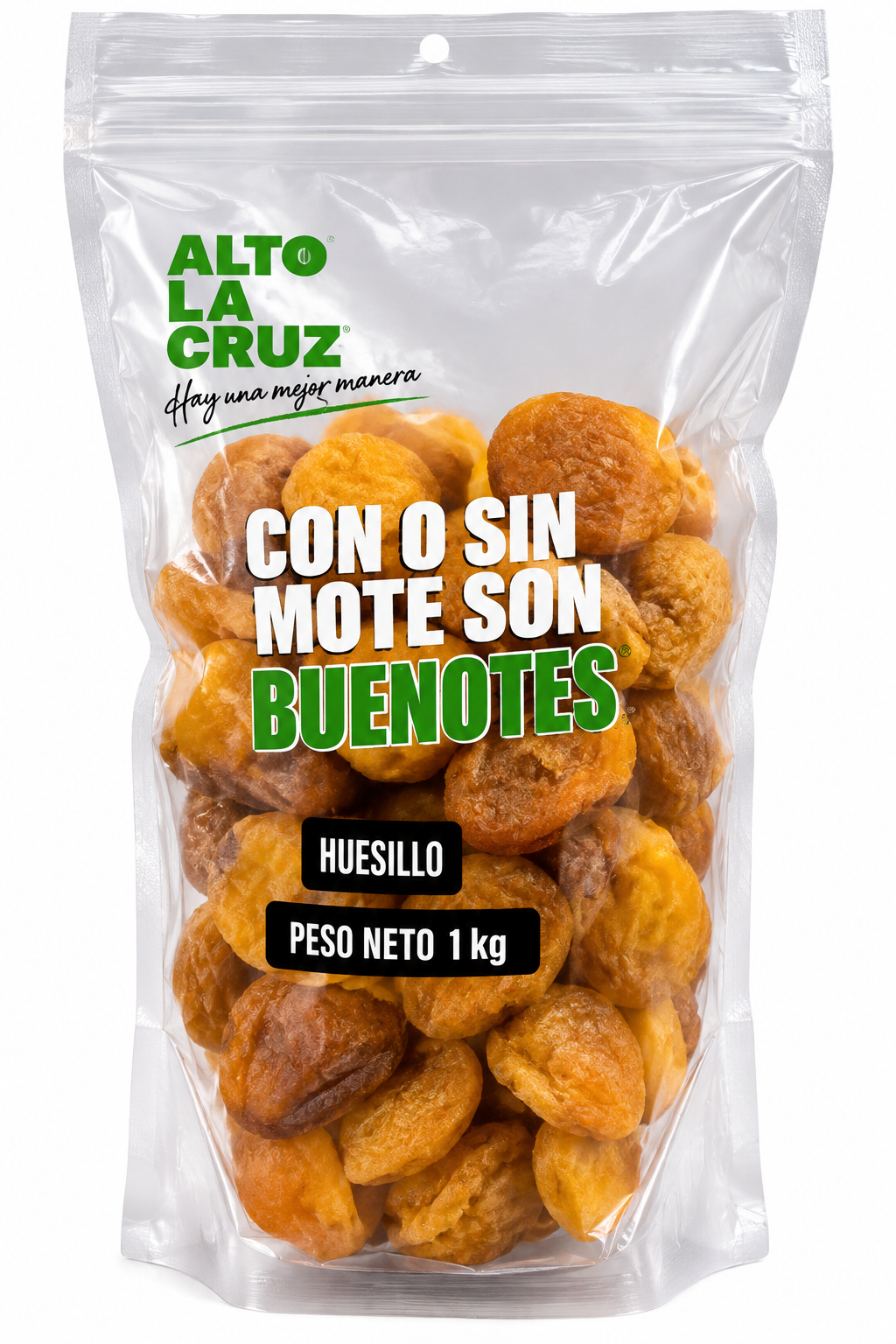 Huesillos Chilenos Alto La Cruz 1 kg – Duraznos Deshidratados para Mote con Huesillos