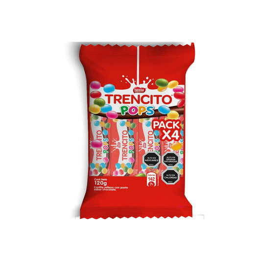 Trencito Pops Nestlé - Pack x4 (120g)