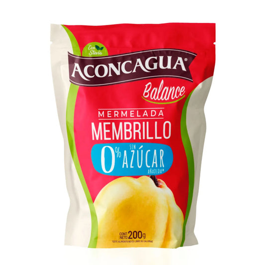 Mermelada de membrillo sin azúcar, 200g - Aconcagua