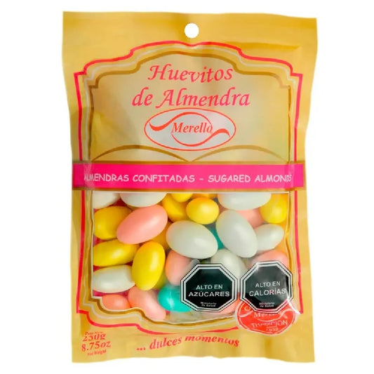 Huevitos de almendras confitadas merello 250g