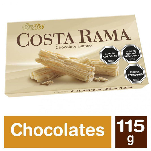 Costa rama, chocolate blanco 115g