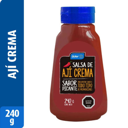 Ají crema Líder 240g