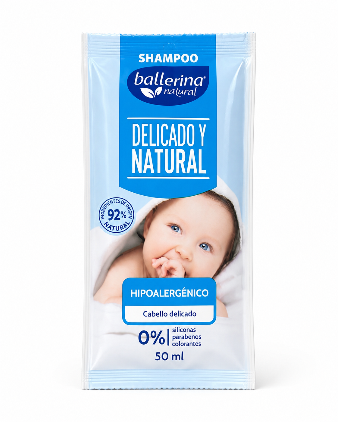 Shampoo ballerina delicado y natural- 50ml - 1 sachet