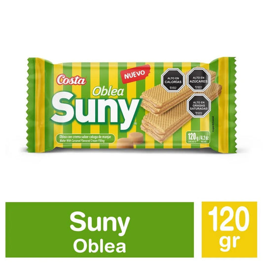 Galleta Oblea Suny snack chileno tradicional crujiente.