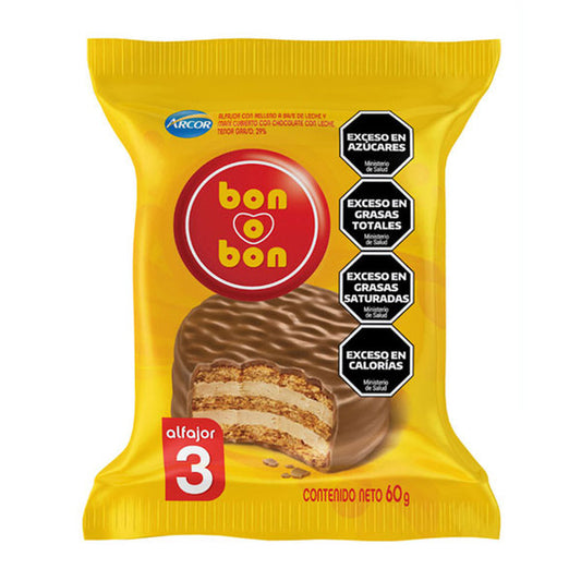 Alfajor Bon o Bon 3 capas