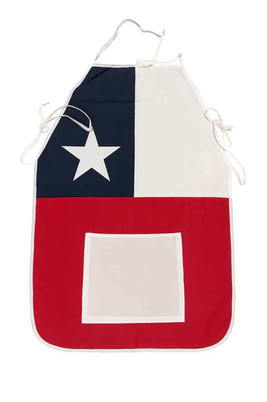 Delantal chileno con bolsillo