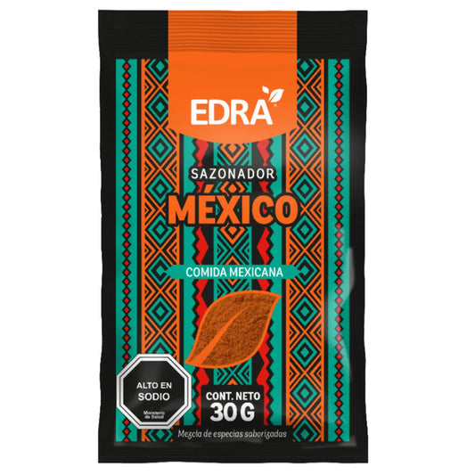 Sazonador México EDRA 30 g – Auténtico sabor de la comida mexicana