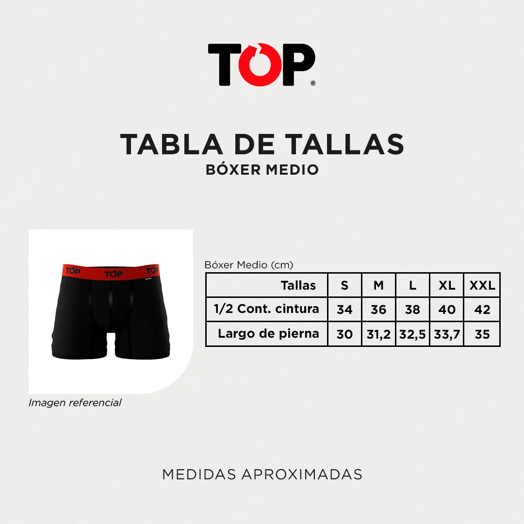 Boxer Colo Colo de algodon pack de 3 unidades Adulto - Topwear