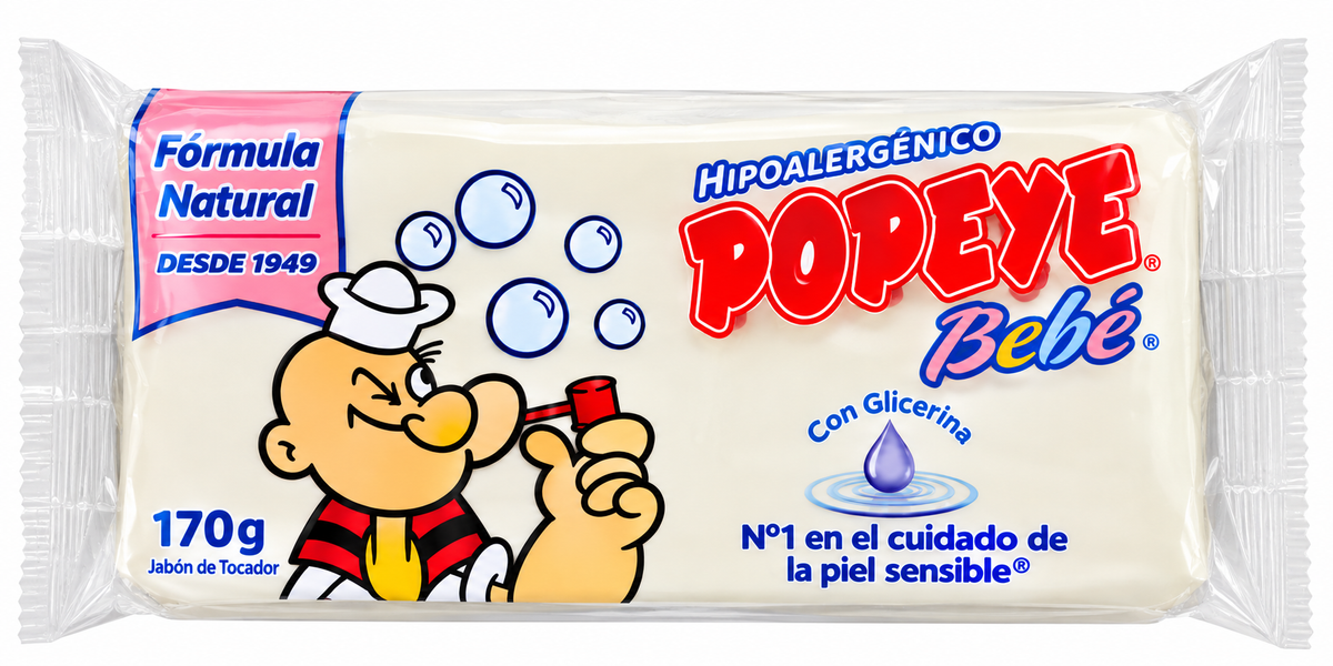 Jabón Popeye Quitamanchas para Ropa | Chile - Chilena Cossas