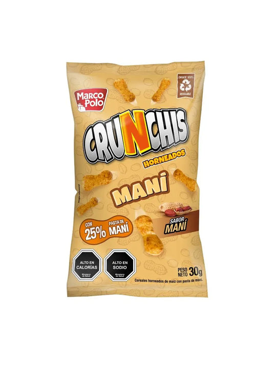 Crunchis maní 30g marco polo