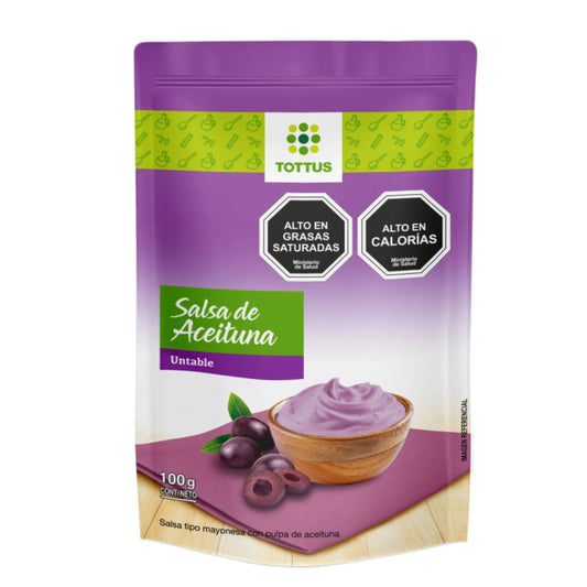 Salsa de aceituna untable 100g tottus