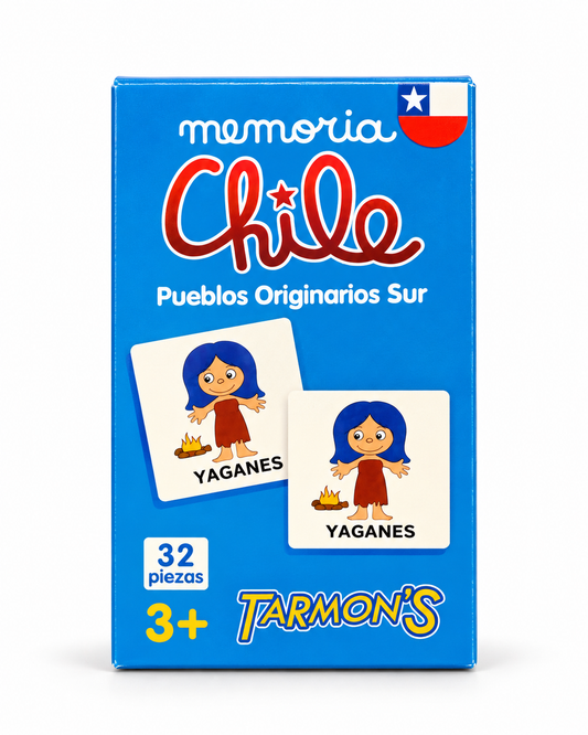 Juego Memorice Chile – Personajes y Pueblos Originarios | 32 Piezas – 3+ Años