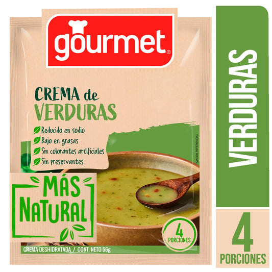 Crema de verdura gourmet más natural 4 porciones