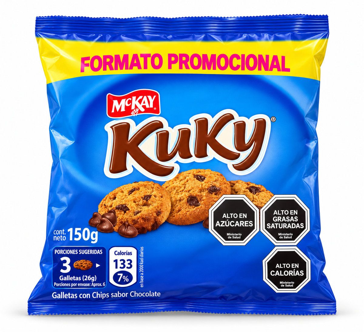 Galletas McKay Kuky con Chips de Chocolate – Formato Promocional 150 g
