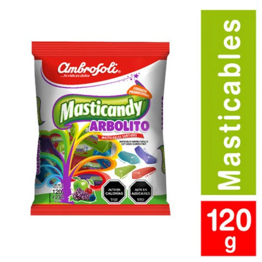Masticable arbolito sabores surtidos 120g