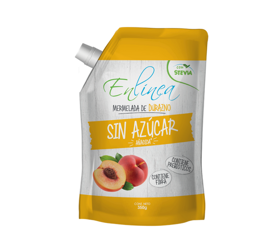 Mermelada en línea durazno 350g- sin azúcar
