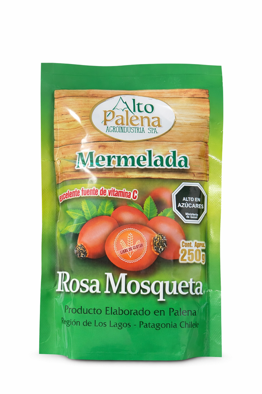 Mermelada de Rosa Mosqueta 250g - Alto palena - Chilena Cossas
